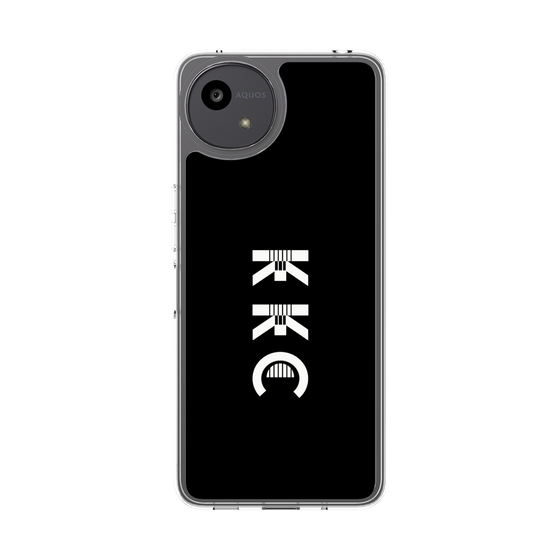 スリムプロテクションケース［ KKC - ロゴ - ブラック ］