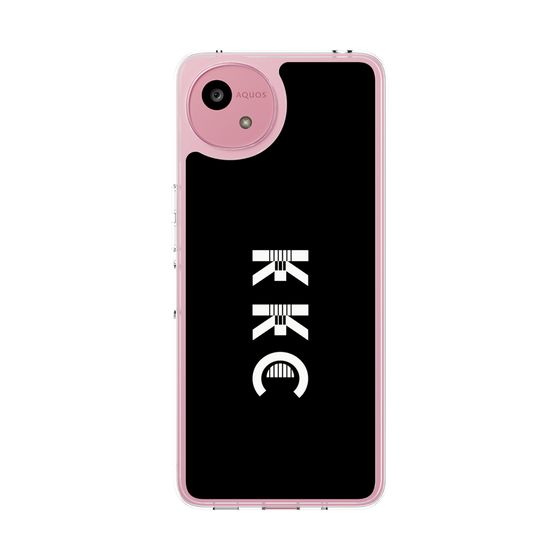 スリムプロテクションケース［ KKC - ロゴ - ブラック ］