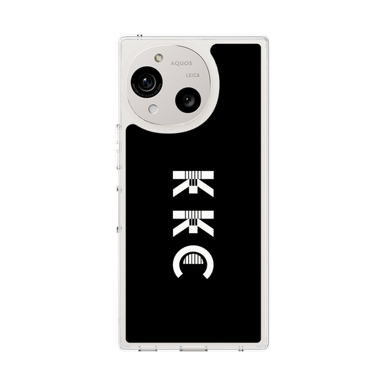 スリムプロテクションケース［ KKC - ロゴ - ブラック ］