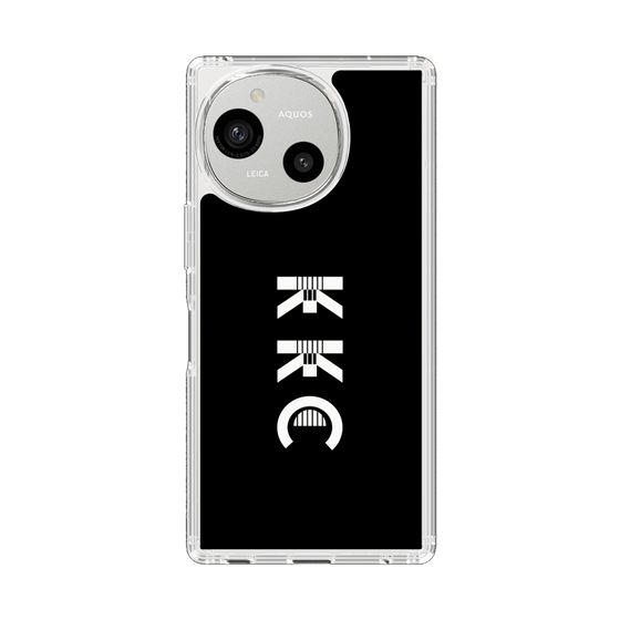 スリムプロテクションケース［ KKC - ロゴ - ブラック ］