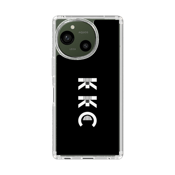 スリムプロテクションケース［ KKC - ロゴ - ブラック ］