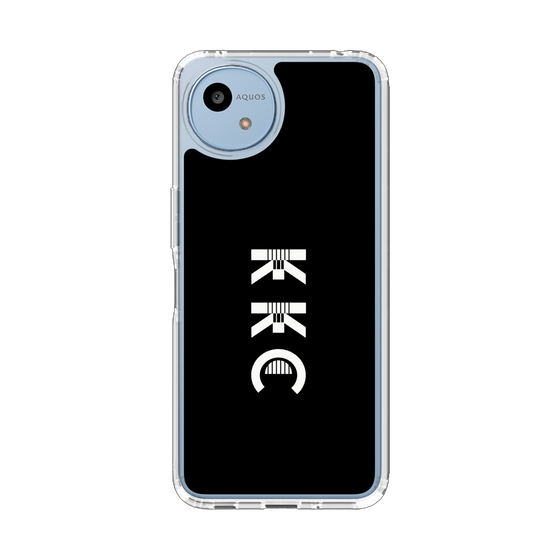 スリムプロテクションケース［ KKC - ロゴ - ブラック ］