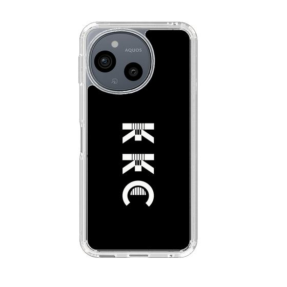 スリムプロテクションケース［ KKC - ロゴ - ブラック ］