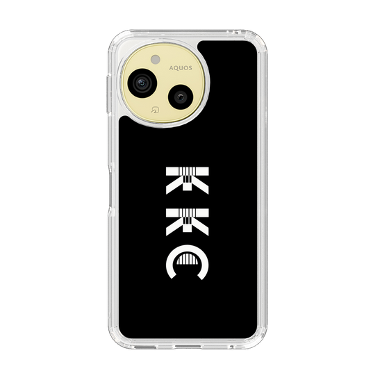 スリムプロテクションケース［ KKC - ロゴ - ブラック ］