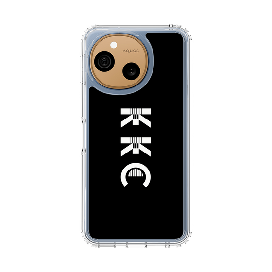 スリムプロテクションケース［ KKC - ロゴ - ブラック ］