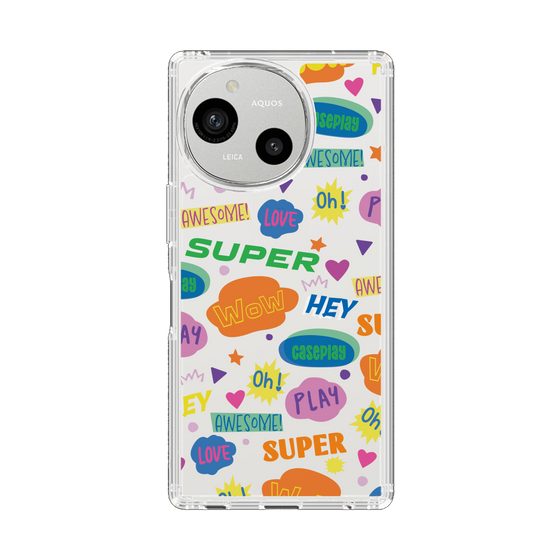 スリムプロテクションケース［ オリジナル - カラフルモジ ］