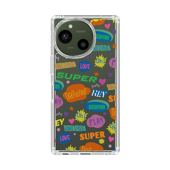 スリムプロテクションケース［ オリジナル - カラフルモジ ］