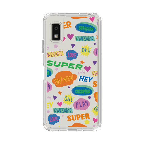 スリムプロテクションケース［ オリジナル - カラフルモジ ］