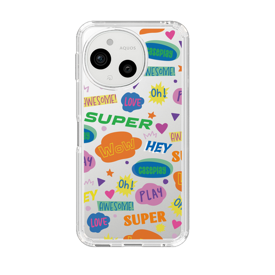 スリムプロテクションケース［ オリジナル - カラフルモジ ］