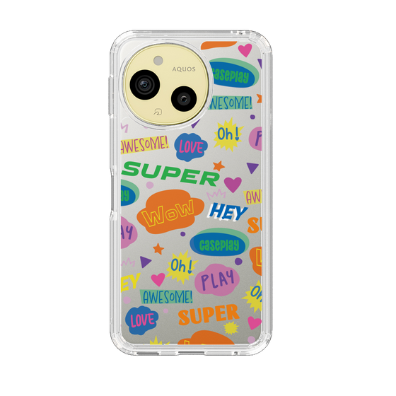 スリムプロテクションケース［ オリジナル - カラフルモジ ］