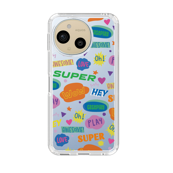 スリムプロテクションケース［ オリジナル - カラフルモジ ］