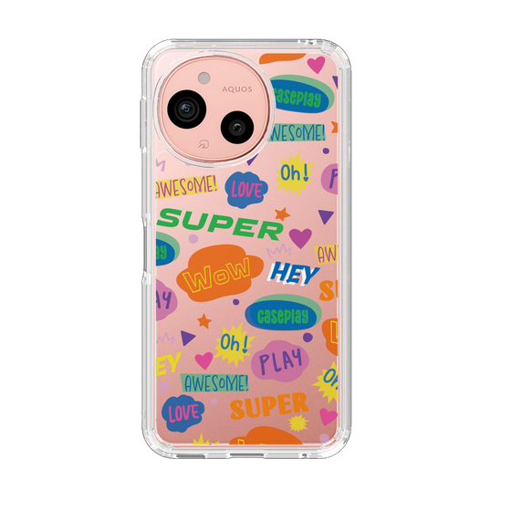 スリムプロテクションケース［ オリジナル - カラフルモジ ］