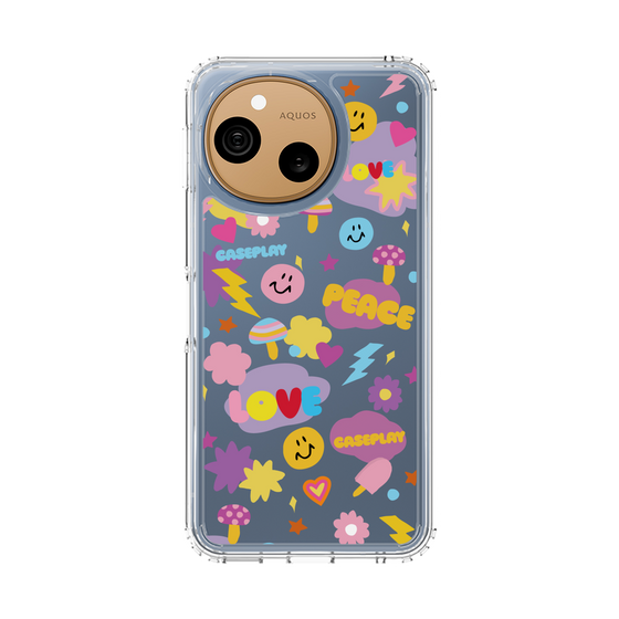 スリムプロテクションケース［ オリジナル - LOVE & PEACE ］