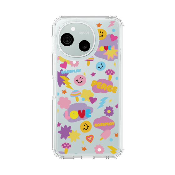 スリムプロテクションケース［ オリジナル - LOVE & PEACE ］