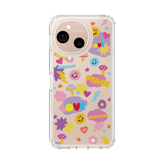 スリムプロテクションケース［ オリジナル - LOVE & PEACE ］