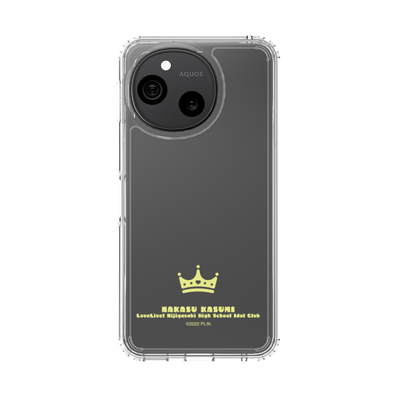 スリムプロテクションケース［ ラブライブ！虹ヶ咲学園スクールアイドル同好会 - 中須 かすみ - アイコンクリア ］