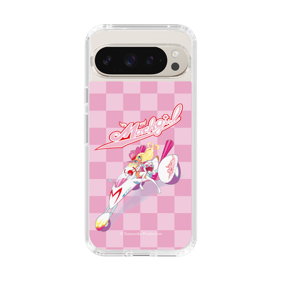スリムプロテクションケース［ マッハガール - チェック ］