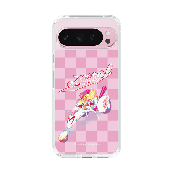 スリムプロテクションケース［ マッハガール - チェック ］