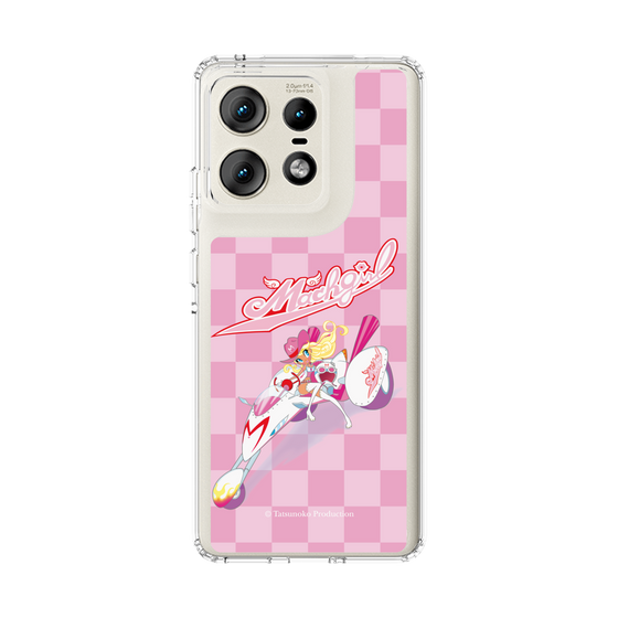 スリムプロテクションケース［ マッハガール - チェック ］