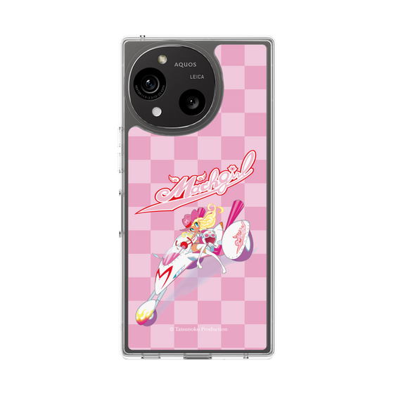 スリムプロテクションケース［ マッハガール - チェック ］