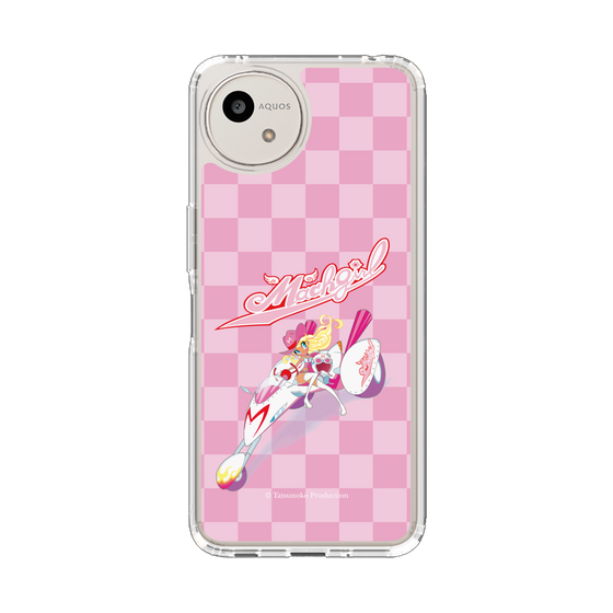 スリムプロテクションケース［ マッハガール - チェック ］