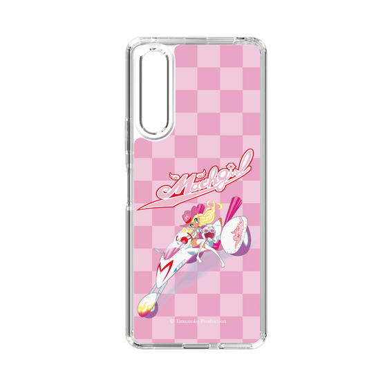 スリムプロテクションケース［ マッハガール - チェック ］