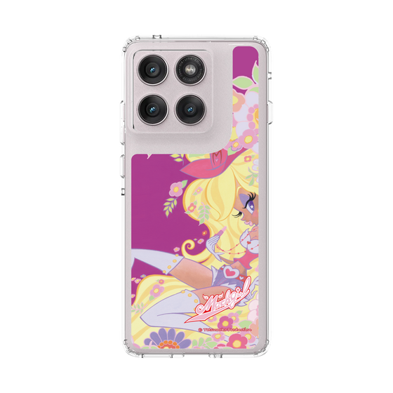 スリムプロテクションケース［ マッハガール - 花とリップ ］