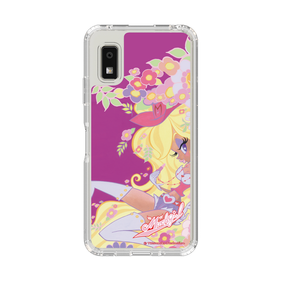 スリムプロテクションケース［ マッハガール - 花とリップ ］