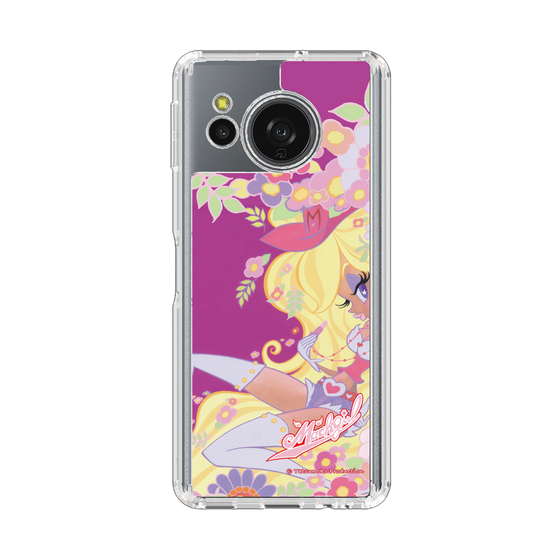 スリムプロテクションケース［ マッハガール - 花とリップ ］