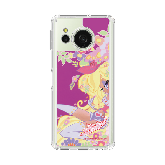 スリムプロテクションケース［ マッハガール - 花とリップ ］