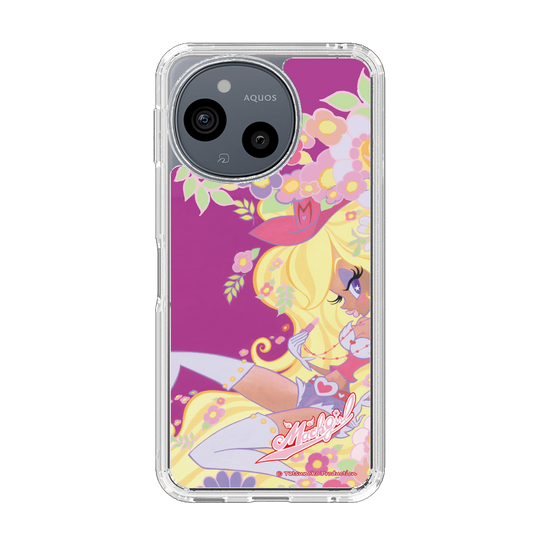 スリムプロテクションケース［ マッハガール - 花とリップ ］