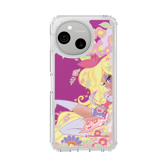 スリムプロテクションケース［ マッハガール - 花とリップ ］