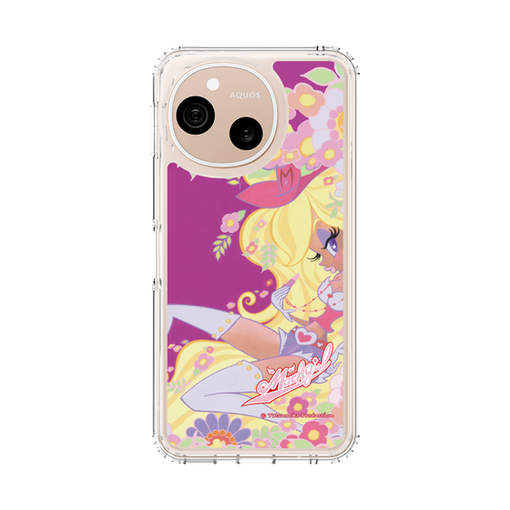 スリムプロテクションケース［ マッハガール - 花とリップ ］