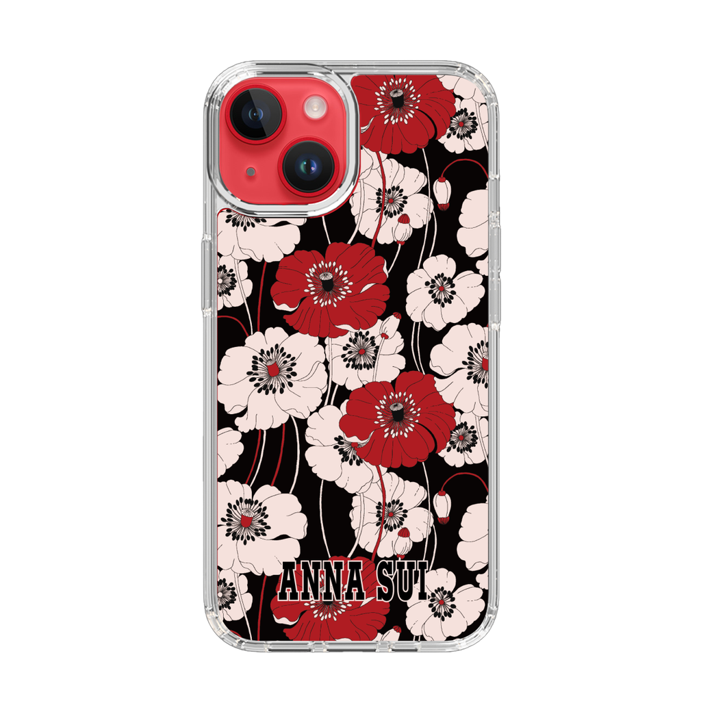 スリムプロテクションケース for Apple iPhone 14［ ANNA SUI - ポピー ］