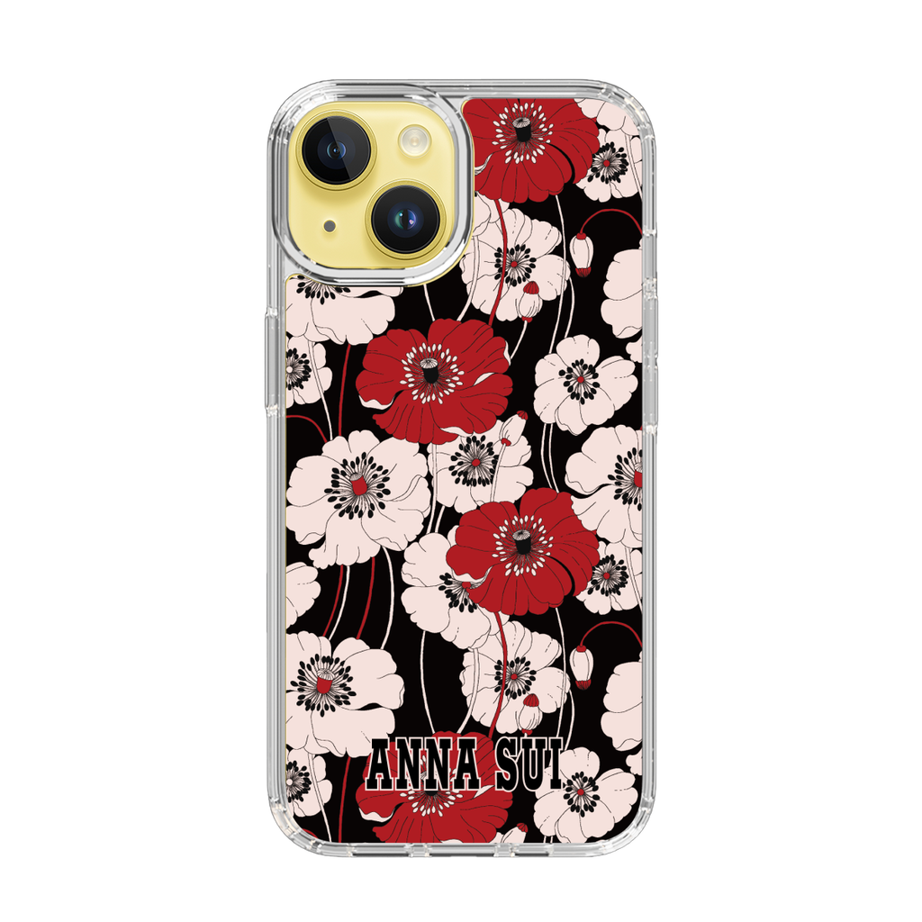 スリムプロテクションケース for Apple iPhone 14［ ANNA SUI - ポピー ］