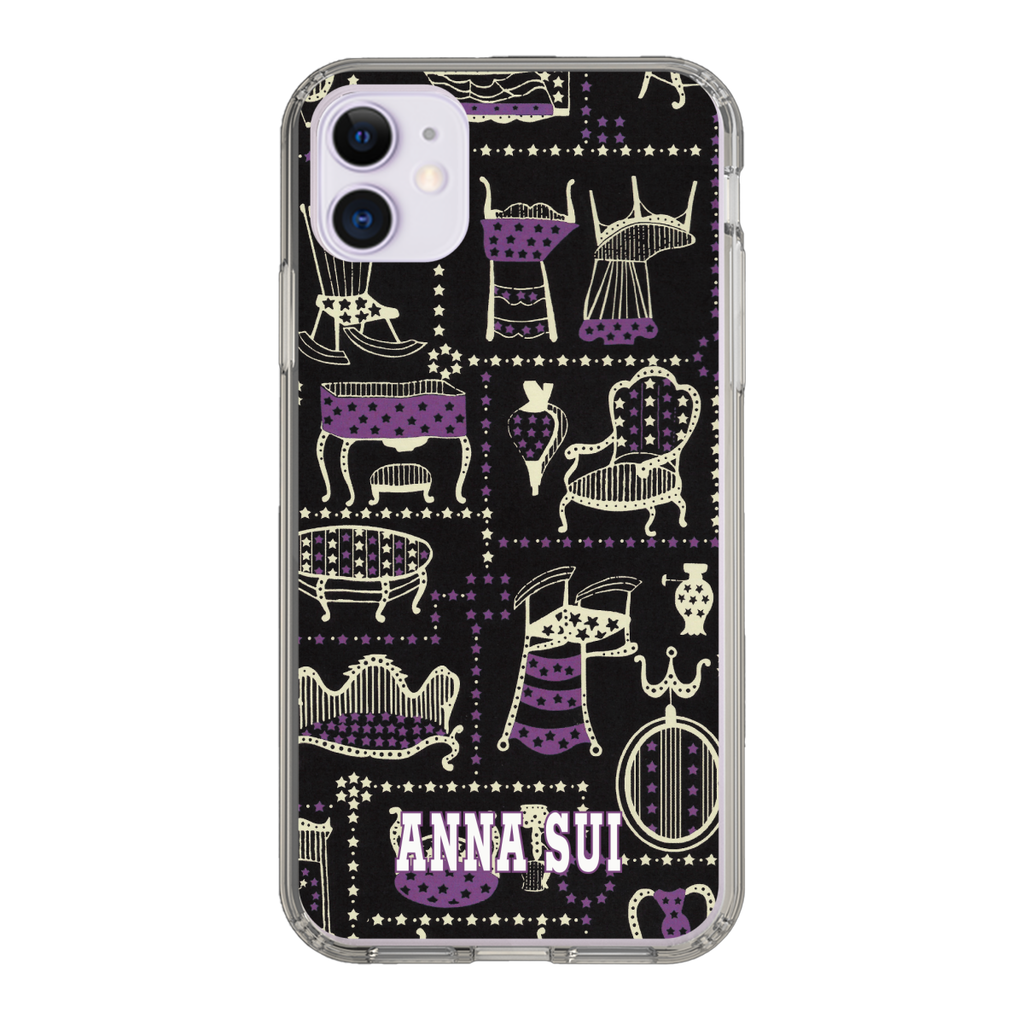 スリムプロテクションケース for Apple iPhone 11［ ANNA SUI - チェア ］