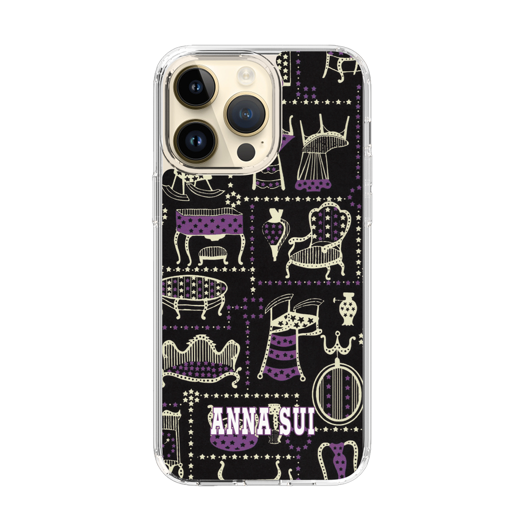 スリムプロテクションケース for Apple iPhone 14 Pro Max［ ANNA SUI - チェア ］