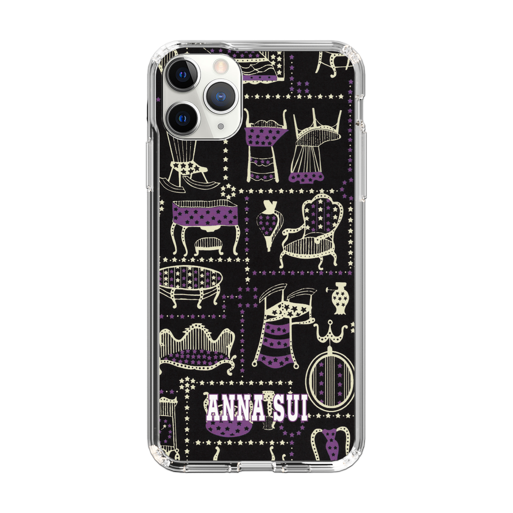 スリムプロテクションケース for Apple iPhone 11 Pro Max［ ANNA SUI - チェア ］