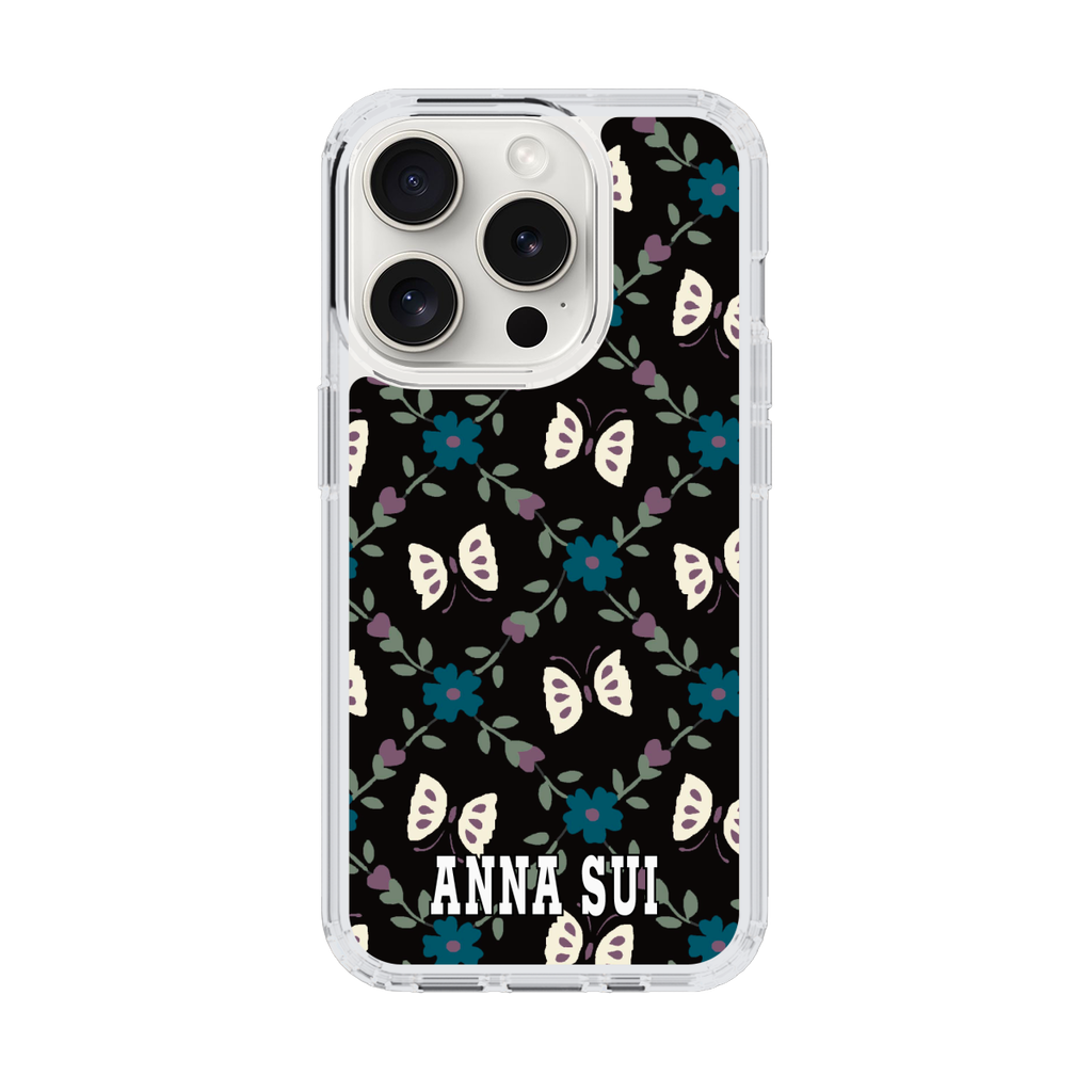 スリムプロテクションケース for Apple iPhone 15 Pro［ ANNA SUI - バタフライ ］