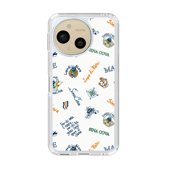 スリムプロテクションケース［ SINA COVA - キャプテン総柄 ］