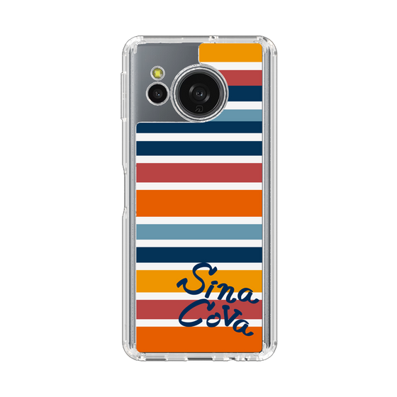 スリムプロテクションケース［ SINA COVA - ボーダー - マルチカラー ］