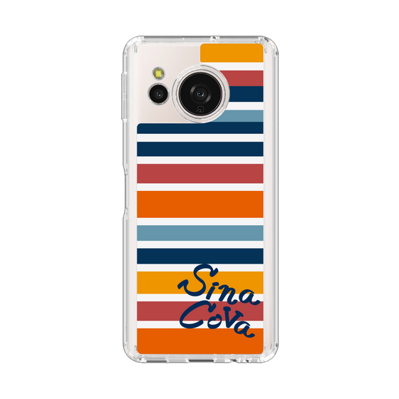 スリムプロテクションケース［ SINA COVA - ボーダー - マルチカラー ］