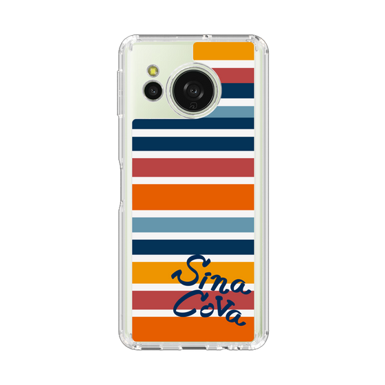 スリムプロテクションケース［ SINA COVA - ボーダー - マルチカラー ］