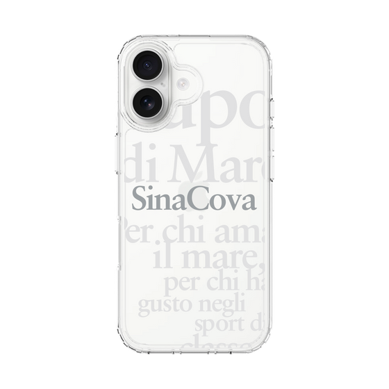 スリムプロテクションケース［ SINA COVA - タイポグラフィ ］