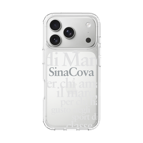 スリムプロテクションケース［ SINA COVA - タイポグラフィ ］