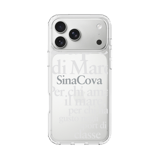 スリムプロテクションケース［ SINA COVA - タイポグラフィ ］