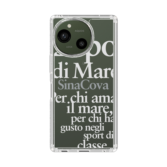 スリムプロテクションケース［ SINA COVA - タイポグラフィ ］