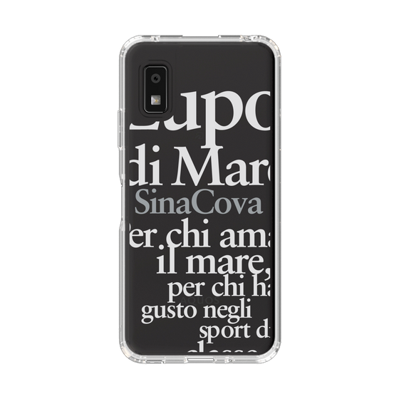 スリムプロテクションケース［ SINA COVA - タイポグラフィ ］