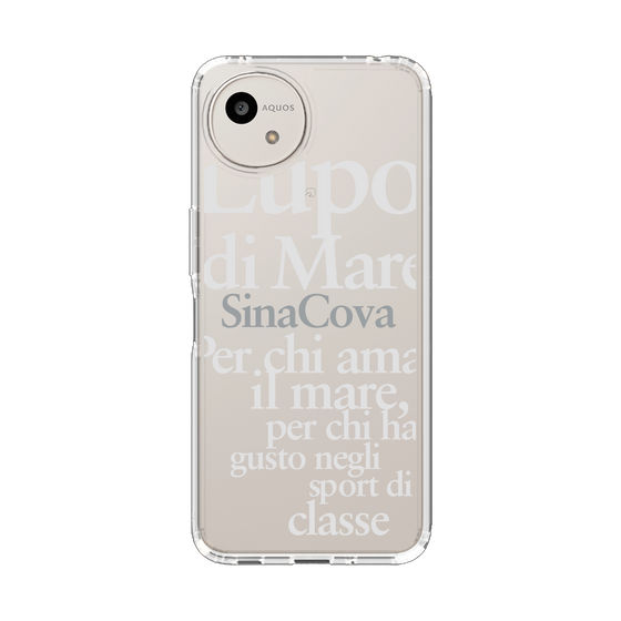 スリムプロテクションケース［ SINA COVA - タイポグラフィ ］