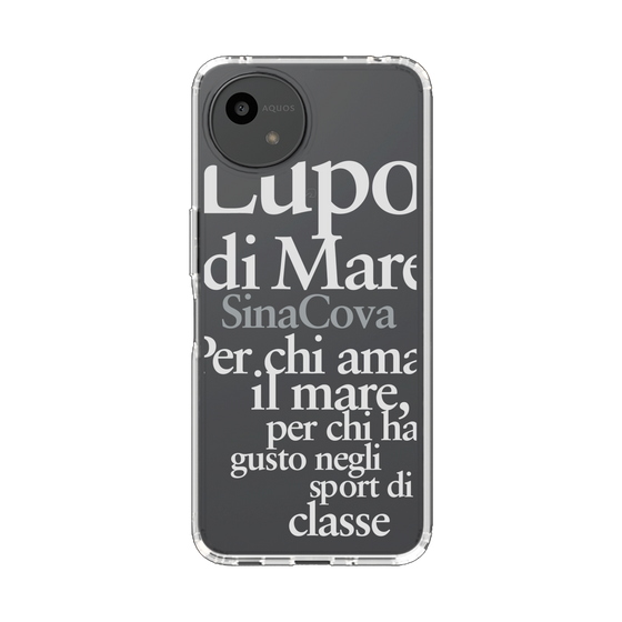 スリムプロテクションケース［ SINA COVA - タイポグラフィ ］